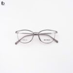 Gọng Kính Kim Loại Phối Nhựa Hàn Quốc Vuông Mèo Bầu TR90 8147