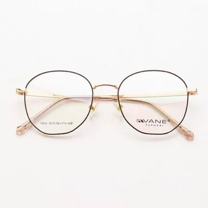 Gọng Kính Vane - Bầu Vát Cạnh Dưới - Hợp Kim Cao Cấp - 6804 - Đen, Bạc, Hồng, Vàng