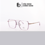 Gọng kính cận Vuông nam nữ Old Fashion chất liệu Nhựa càng thép H00120