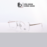 Gọng kính cận Vuông nam nữ Old Fashion chất liệu Nhựa càng thép H00120