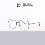 Gọng kính cận Vuông nam nữ Old Fashion chất liệu Nhựa càng thép H00120