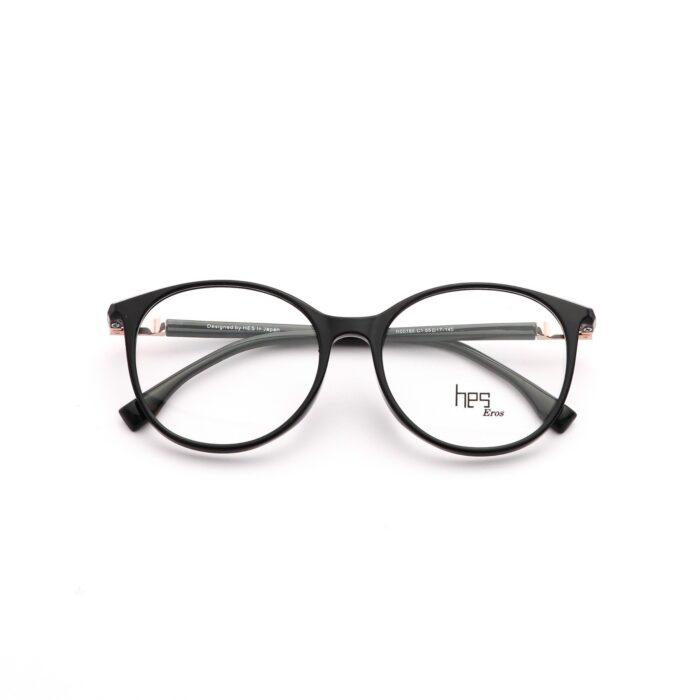 Gọng mắt kính cận loạn Tròn Bầu H00 185 Nhựa thời trang - Đen, Trong, Xám Tro, Hồng, Trong phối Hồng - LB Eyewear