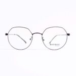 90 351A Gọng mắt kính Bamboo Oval Vát cạnh trên hợp kim thời trang nam nữ - Mắt kính LB Eyewear