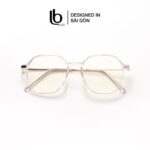 Gọng Kính Cận Tròn Lb Eyewear T 2057  - Vát Cạnh Trên