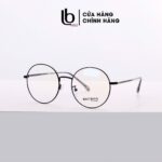 Gọng kính cận Tròn nam nữ LBeyewear chất liệu Kim loại phụ kiện thời trang HOT! Bamboo 72 603