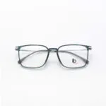 Gọng mắt kính cận loạn Nhựa dáng Vuông to nam nữ - Màu xanh, xám, đen nhám, vàng - LB Eyewear. - Ảnh 5