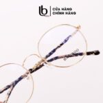 Gọng kính cận Tròn nam nữ LBeyewear chất liệu Kim loại phụ kiện thời trang HOT! Bamboo 90 297