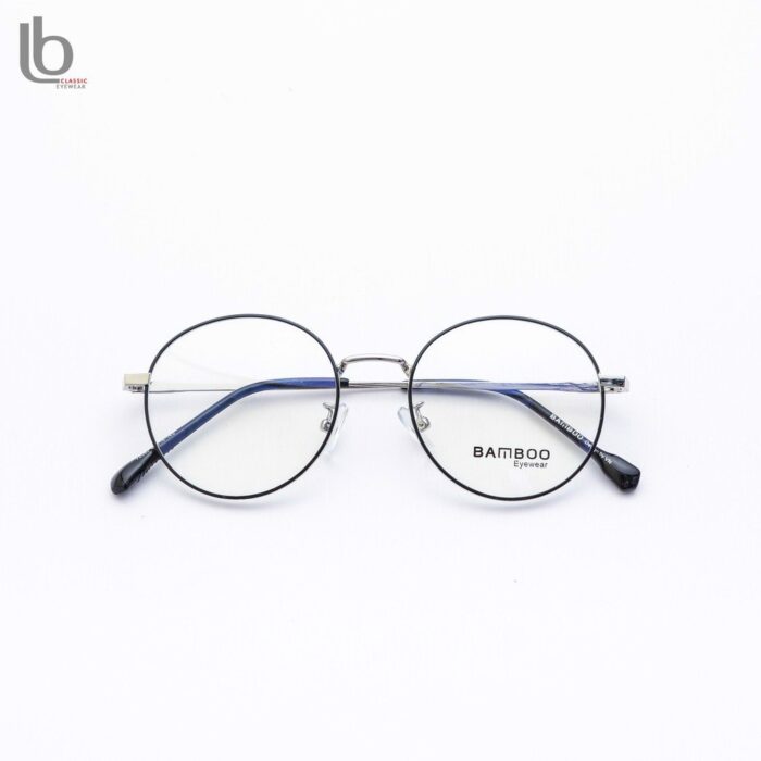 Gọng Mắt kính Cận Loạn Tròn Kim Loại thời trang Bamboo 72 580 - Đen, Bạc, Hồng Kính Nobita Ngố - Mắt kính LB Eyewear