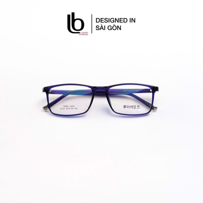 Gọng kính Cận Vuông Chữ Nhật LB Eyewear Korea HQ 6137