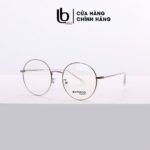 Gọng kính cận Tròn nam nữ LBeyewear chất liệu Kim loại phụ kiện thời trang HOT! Bamboo 72 603