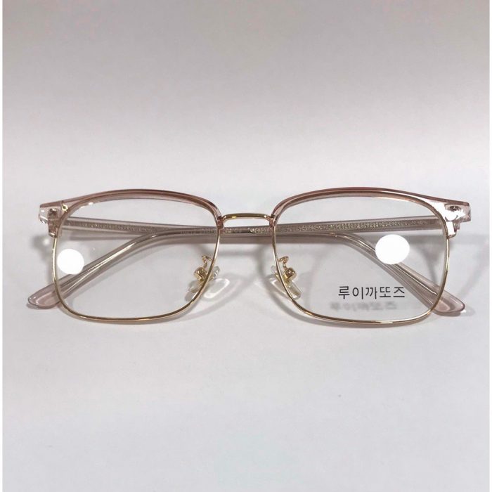 Gọng Kính Cận Vuông LB Eyewear Korea HQ 10213, Kim Loại Phối Nhựa LB Eyewear