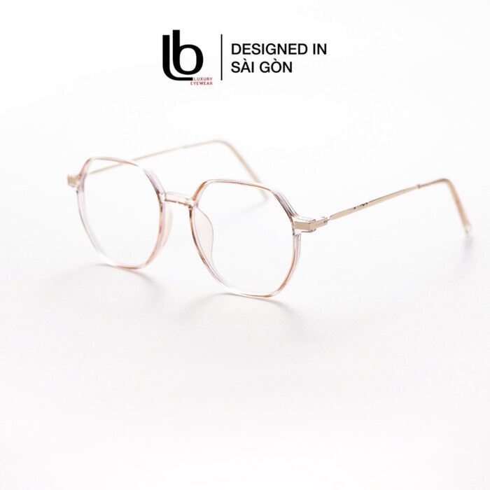 Gọng Kính Cận Tròn Lb Eyewear T 2057  - Vát Cạnh Trên