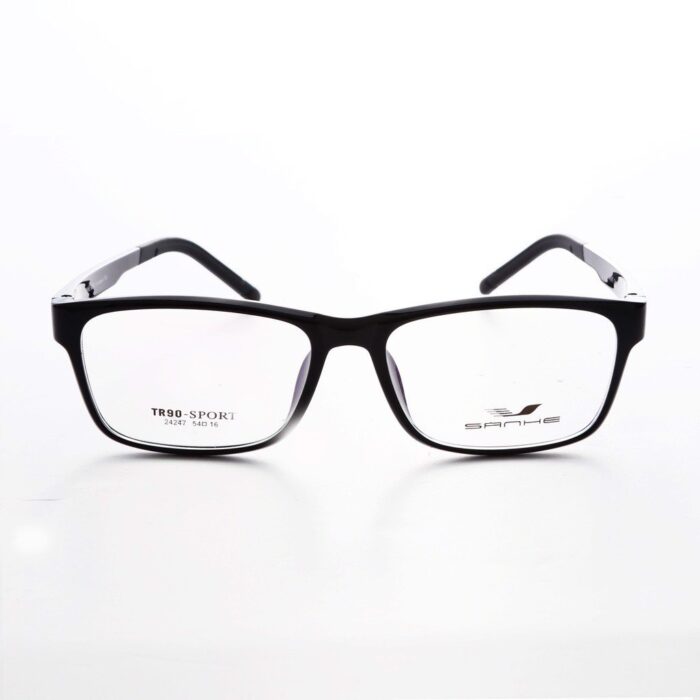 Gọng kính cận vuông nam nữ LBeyewear chất liệu nhựa dẻo phụ kiện thời trang HOT! Sanhe 24247