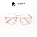 Gọng Kính Cận Tròn Lb Eyewear T 2057  - Vát Cạnh Trên