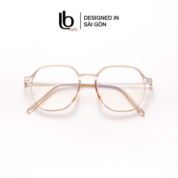 Gọng Kính Cận Tròn Lb Eyewear T 2057  - Vát Cạnh Trên