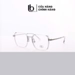 Gọng kính cận Bầu - Oval nam nữ LBeyewear chất liệu Nhựa càng thép kiện thời trang HOT! OF H00120