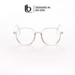 Gọng Kính Cận Tròn Lb Eyewear T 2057  - Vát Cạnh Trên