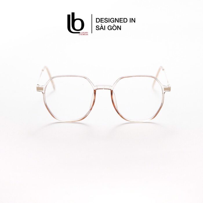 Gọng Kính Cận Tròn Lb Eyewear T 2057  - Vát Cạnh Trên