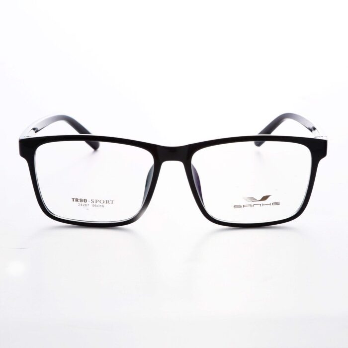 Gọng kính cận vuông nam nữ LBeyewear chất liệu nhựa dẻo phụ kiện thời trang HOT! - 24287