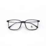 Gọng mắt kính cận loạn Nhựa dáng Vuông to nam nữ - Màu xanh, xám, đen nhám, vàng - LB Eyewear. - Ảnh 3