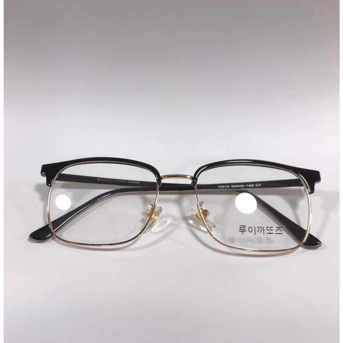 Gọng Kính Cận Vuông LB Eyewear Korea HQ 10213, Kim Loại Phối Nhựa LB Eyewear