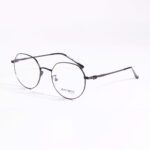 90 351A Gọng mắt kính Bamboo Oval Vát cạnh trên hợp kim thời trang nam nữ - Mắt kính LB Eyewear