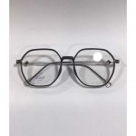 Gọng kính mắt cận Lục giác nam nữ LB Eyewear UV 8296 Nhựa mềm thanh mảnh bền nhẹ - Màu đen, hồng, tím, ghi, trong suốt