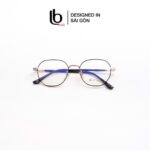 Gọng Kính Cận Vuông Bầu LB Eyewear Korea HQ65 006