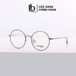 Gọng kính cận Tròn nam nữ LBeyewear chất liệu Kim loại phụ kiện thời trang HOT! Bamboo 72 603