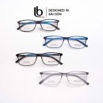 Gọng Kính Cận Vuông Chữ Nhật LB Eyewear Korea L 009