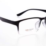 Gọng kính cận vuông nam nữ LBeyewear chất liệu nhựa dẻo phụ kiện thời trang HOT! - 24128