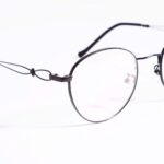 Gọng kính cận Bầu - Oval nam nữ LBeyewear chất liệu hợp kim phụ kiện thời trang HOT! - 246