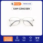 Kính đa giác LB Eyewear 90375 kính gọng kim loại chống tia UV, thiết kế thời trang phù hợp nhiều khuôn mặt