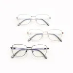 Kính đa giác LB Eyewear 90375 kính gọng kim loại chống tia UV, thiết kế thời trang phù hợp nhiều khuôn mặt - Ảnh 2