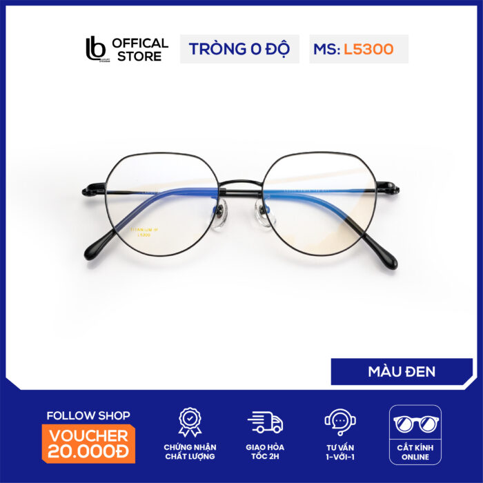 gọng kính siêu nhẹ LB L5300 