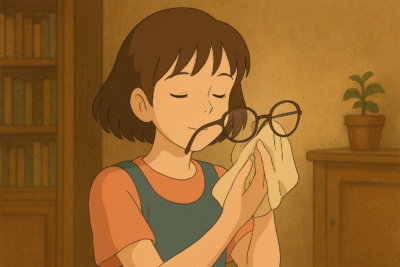 bảo trì mắt kính