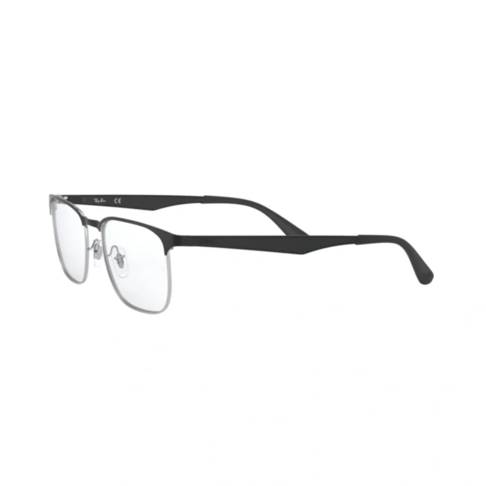 ray ban vista rx 6363 2861 black on silver 8053672602531 3 3