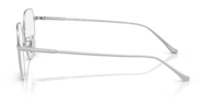 coach hc5191td 9001 titanium eyeglasses mens shiny silver full rim 53 18 145 shiny silver 9001 3 6