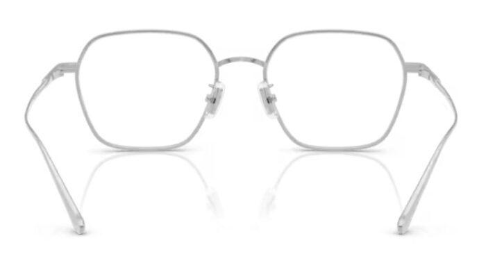 coach hc5191td 9001 titanium eyeglasses mens shiny silver full rim 53 18 145 shiny silver 9001 4 3