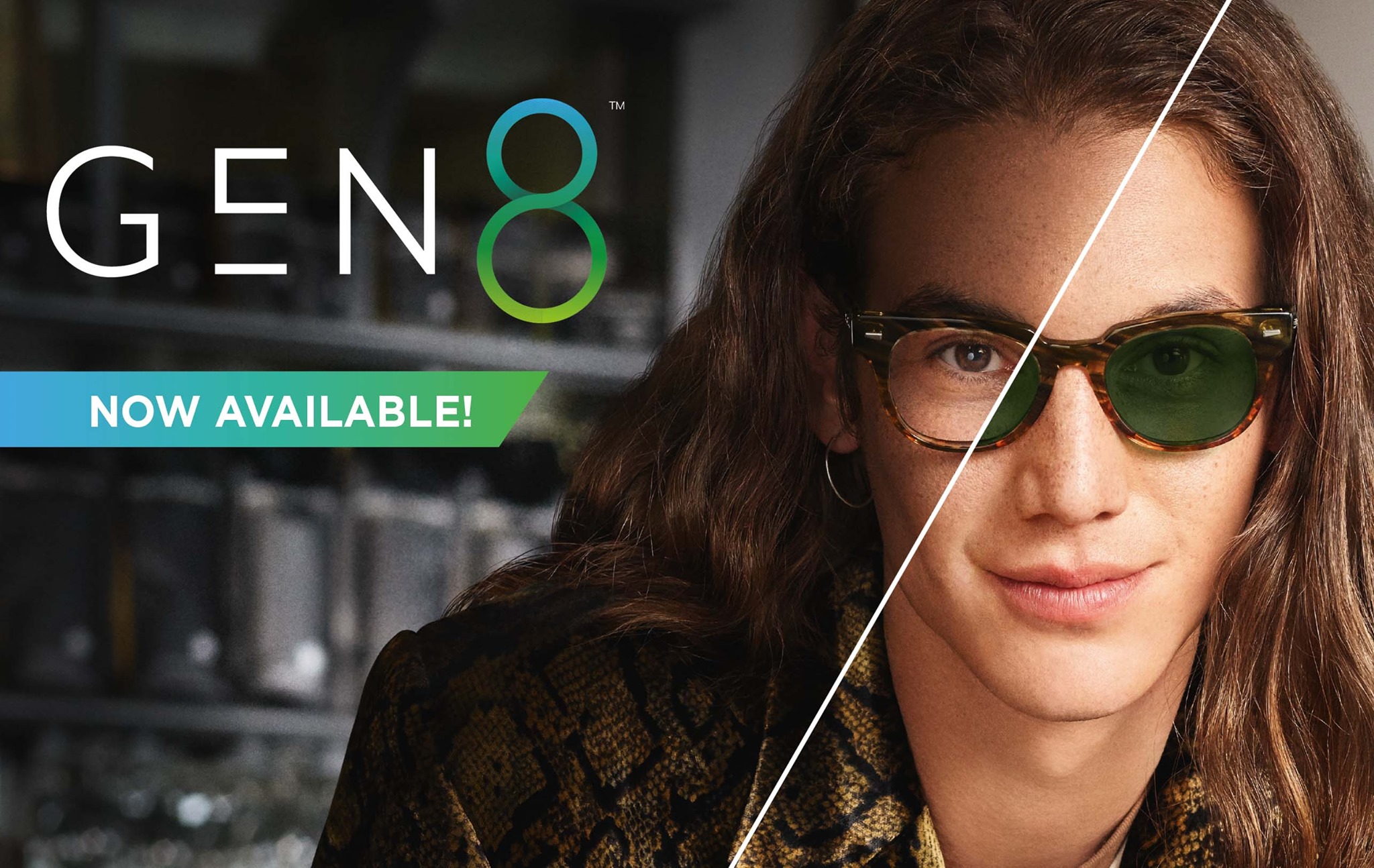 Essilor Transitions Gen 8 Green Graphite