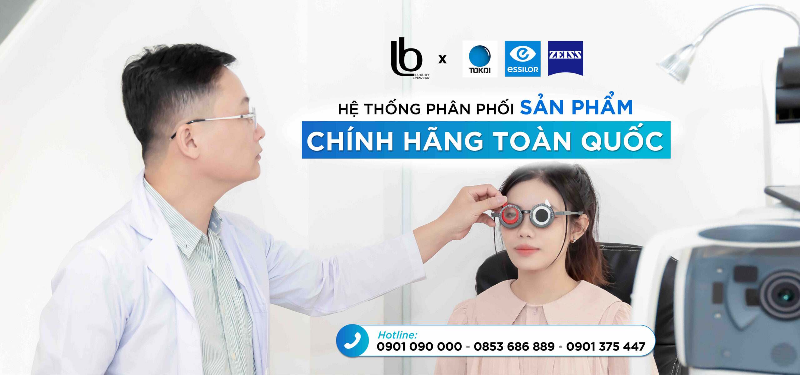 LB Eyewear hệ thống phân phối sản phẩm chính hãng toàn quốc kết hợp với các thương hiệu uy tín: essilor, zeiss