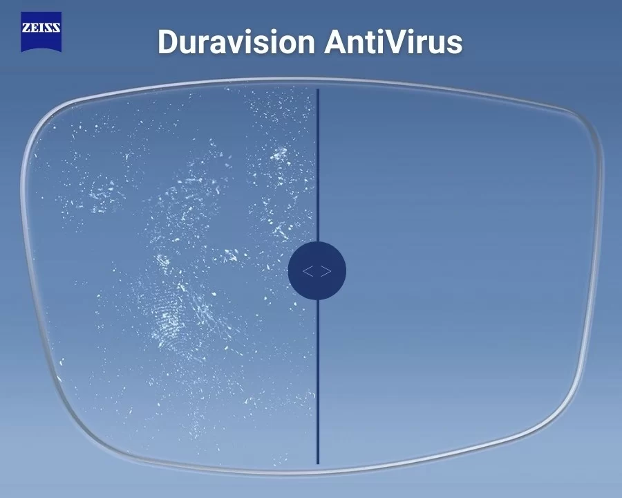 tròng kính Zeiss DuraVision AntiVirus