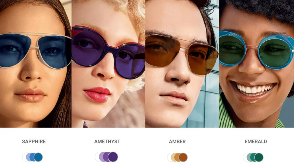 Essilor Transitions nhiều màu
