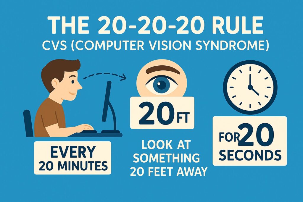 luật 20-20-20 cho mắt