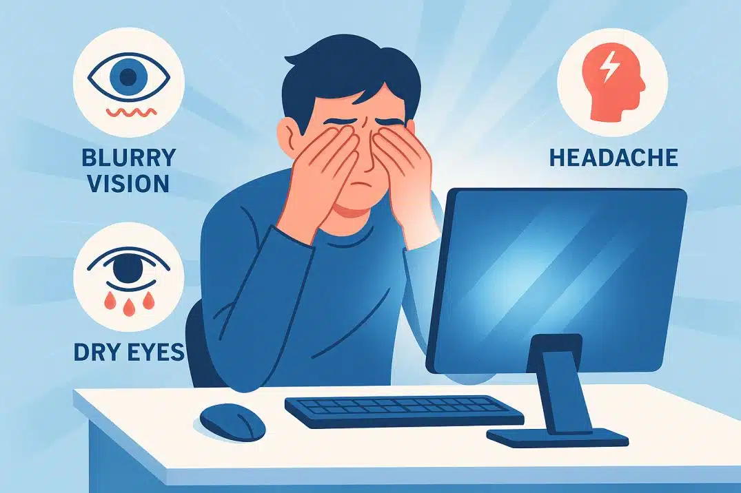 dấu hiệu hội chứng thị giác màn hình