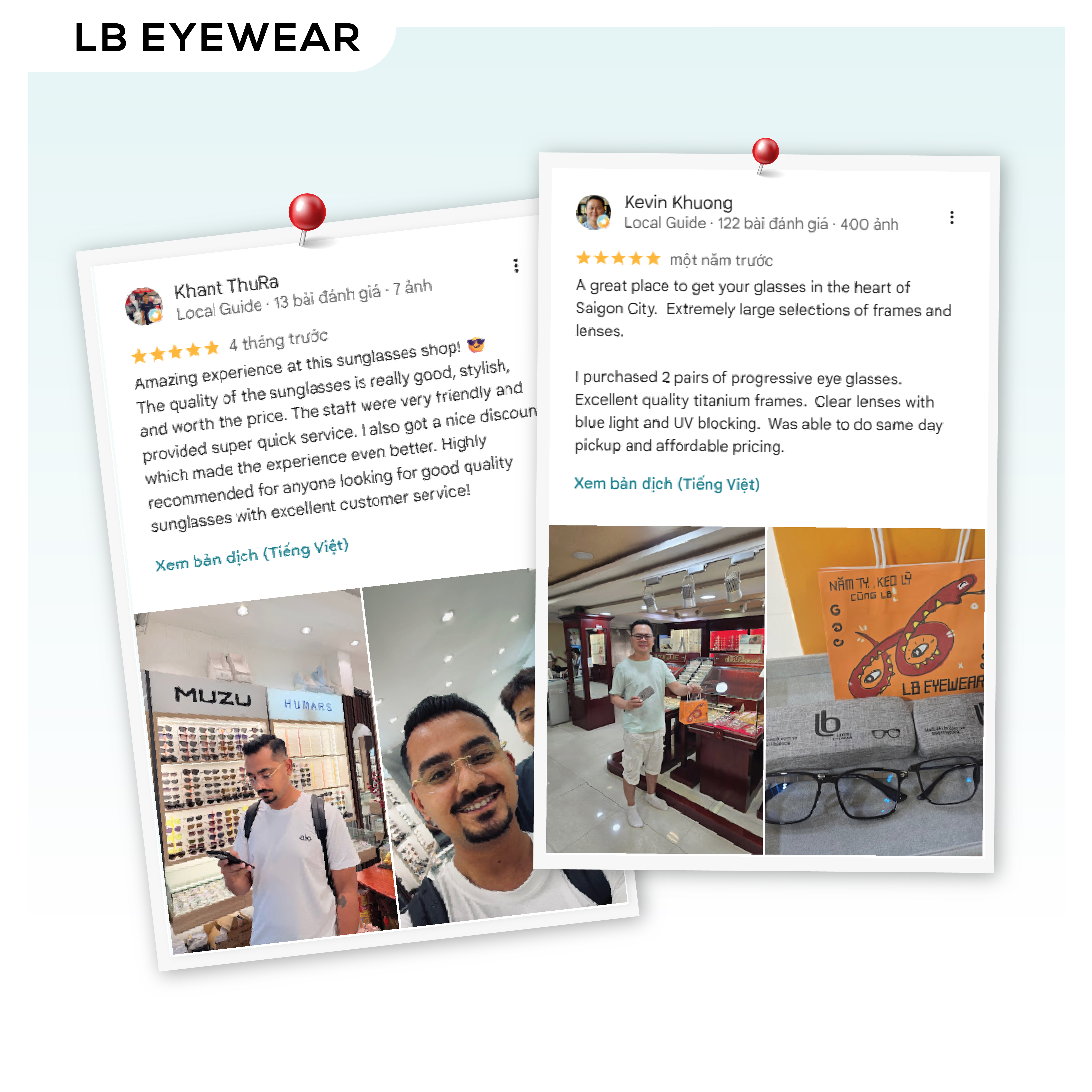 LB Eyewear Google Review 2